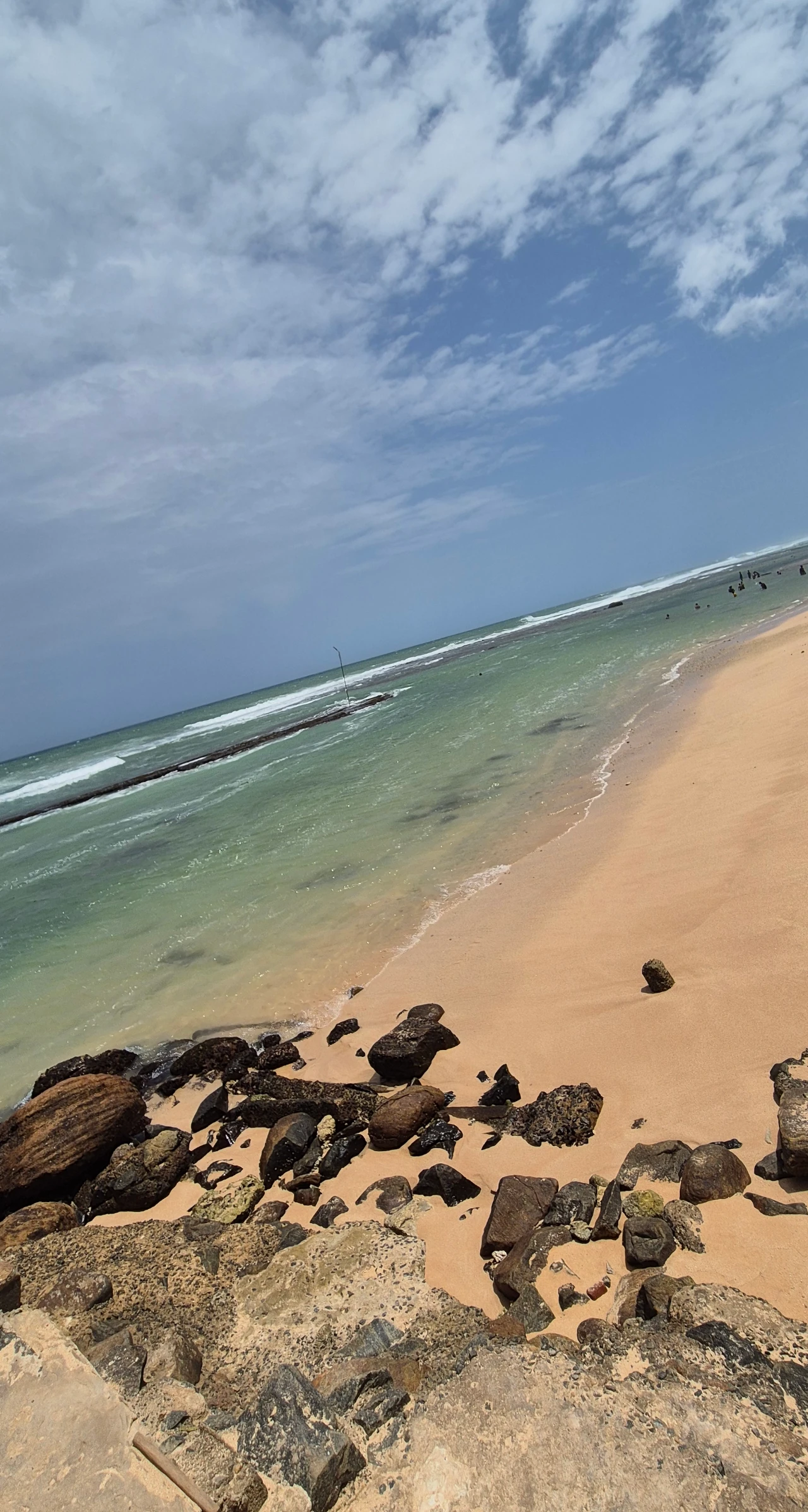 beach side view Polhena